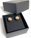 Chanel Round CC Champagne Earrings