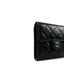 Chanel Classic Flap Wallet Black Lambskin SHW