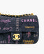 Chanel Small Flap Bag in Printed Denim