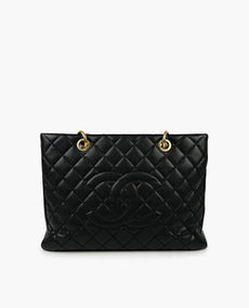 Chanel GST Tote Black Caviar GHW