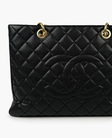 Chanel GST Tote Black Caviar GHW