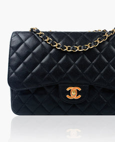 Chanel Timeless Jumbo Black Caviar GHW