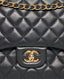 Chanel Jumbo Black Lambskin Double Flap GHW