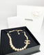 Chanel Pearl Necklace CC Champagne