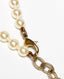 Chanel Pearl Necklace CC Champagne