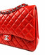 Chanel Timeless Maxi Jumbo Red Lambskin SHW