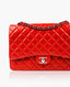 Chanel Timeless Maxi Jumbo Red Lambskin SHW