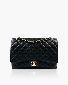 Chanel Maxi Jumbo Black Caviar GHW