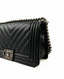 Chanel Boy Old Medium Chevron RHW Black Caviar