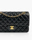 Chanel Timeless Medium Black Lambskin GHW