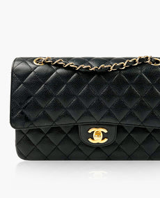 Chanel Timeless Medium Black Caviar GHW