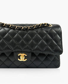 Chanel Timeless Medium Black Caviar GHW