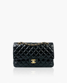 Chanel Timeless Medium Black Lambskin GHW