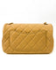 Chanel Mini Rectangular Pearl Crush Quilted Beige Lambskin Aged GHW