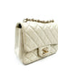 Chanel Mini Square Ivory Lambskin CHW