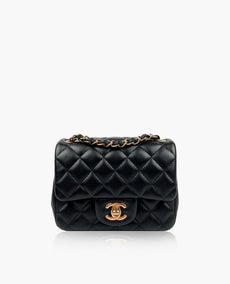 Chanel Mini Square Black Lambskin CHW