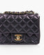 Chanel Mini Square Black Iridescent Lambskin CHW