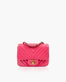 Chanel Mini Square punainen CHW