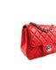 Chanel Mini Square Red SHW Lambskin