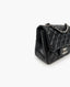 Chanel Mini Square Black Lambskin SHW