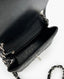 Chanel Mini Square Black Lambskin SHW