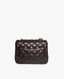 Chanel Mini Square Dark Brown Caviar SHW