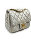 Chanel Mini Square Metallic Silver GHW