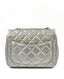 Chanel Mini Square Metallic Silver GHW