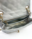 Chanel Mini Square Metallic Silver GHW