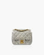 Chanel Mini Square Metallic Silver GHW