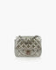 Chanel Mini Square Metallic Silver Lambskin SHW