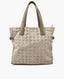 Chanel Travel Line Nude Nylon Jacquard Canvas Tote