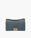 Chanel Boy Old Medium Lambskin Dusty Blue CHW