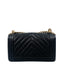 Chanel Boy Old Medium Chevron CHW Black Caviar