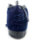 Chanel Paris-Hamburg Drawstring Bucket Bag Blue