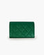 Chanel 18S Emerald Green Caviar Pieni lompakko CHW