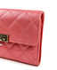 Chanel CC Quilted Wallet Pink Caviar SHW