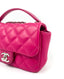 Chanel Pink Rubber Raincoat Classic Flap Shoulder Bag