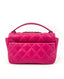 Chanel Pink Rubber Raincoat Classic Flap Shoulder Bag