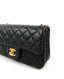 Chanel Mini Rectangular Pearl Crush Quilted Black Lambskin Aged GHW