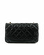 Chanel Mini Rectangular Pearl Crush Quilted Black Lambskin Aged GHW