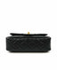 Chanel Mini Rectangular Pearl Crush Quilted Black Lambskin Aged GHW