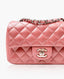 Chanel Mini Suorakulmainen Metallic Rose Lambskin SHW