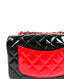 Chanel Bicolor Classic Single Flap Bag Quilted Patent Mini SHW