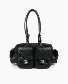 Chanel Grand Reporter Cambon Black Shoulder Bag