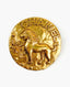 Chanel Lion Brooch Gold Vintage