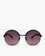 Chanel Round Pink Leather Sunglasses