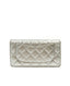 Chanel CC Silver Long Wallet