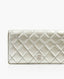 Chanel CC Silver Long Wallet