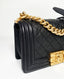 Chanel Small Boy Black Caviar GHW